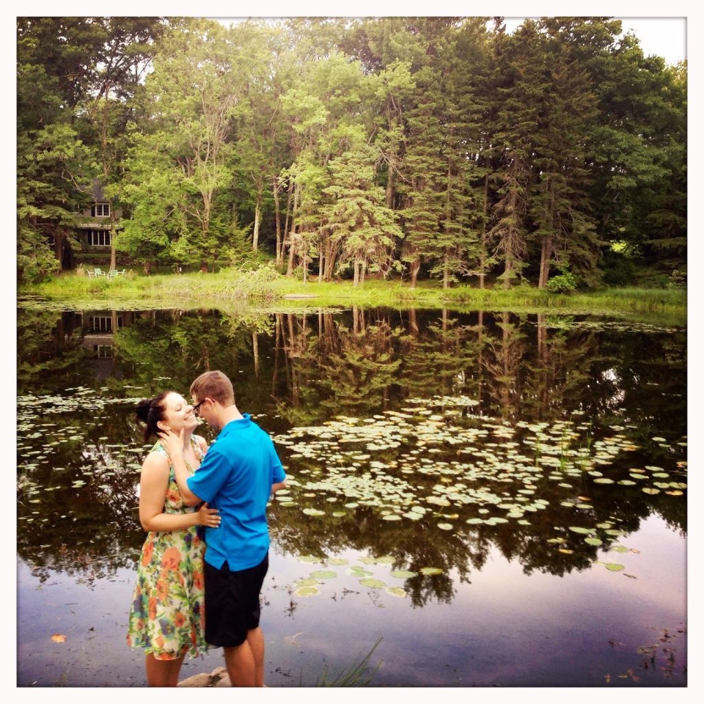Brittany + Kyle, To Live An Adventure 1 Brittany2B2B2BKyle2Bkiss2Bin2Ba2BMonet2Bpainting2Bthe2Bnight2Bbefore2Btheir2Bwedding2C2Bphoto2Bby2BAlisa2BTongg2BCelebrant