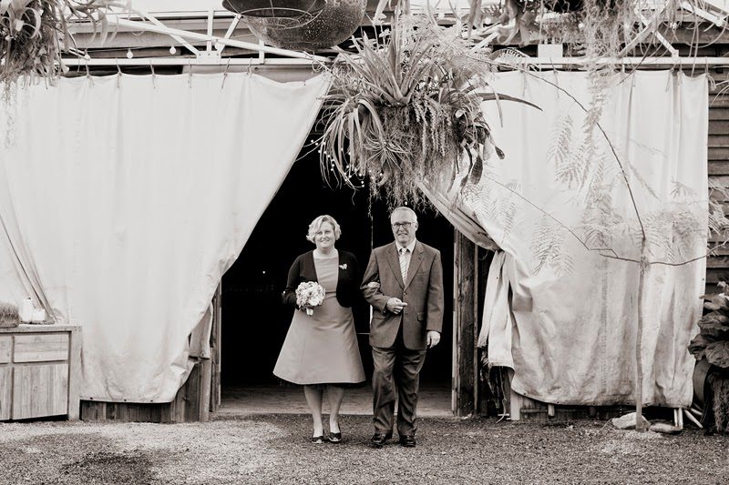Kelly + Rich, With Hands Held Tightly 5 Kellyprocessionalwithfatherb252Bw.TerrainatStyers.AlisaTonggCelebrant.JoyeusePhotography