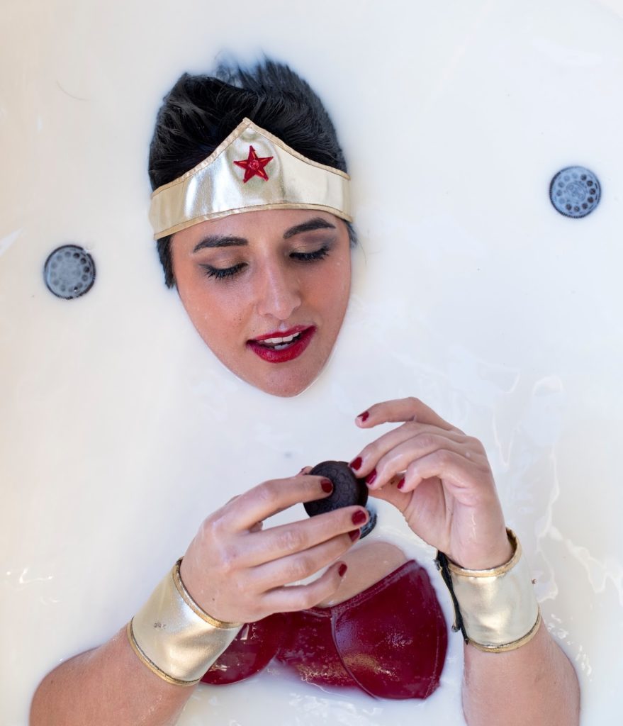 Advice To The Young Wonder Woman, On Her First Milk Bath 4 010