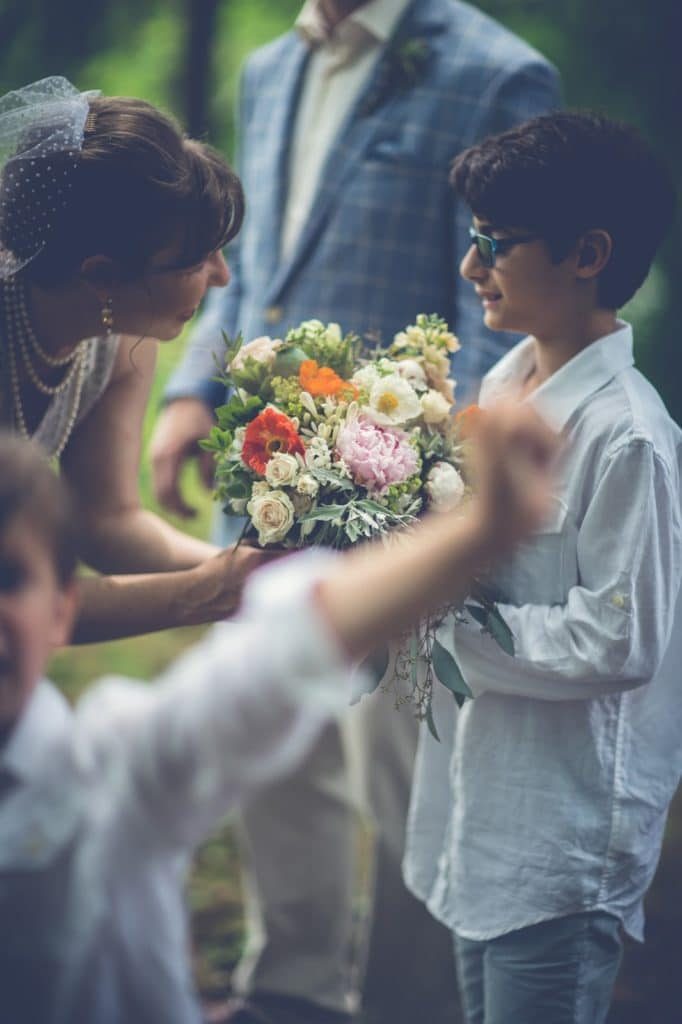 Heather + Nathan, Family Vow Renewal with Kissing on the Lips 16 Not so still family Alisa Tongg Celebrant Family Vow Renewal at The Living Wall at Promise Ridge Jeremie Barlow Photography