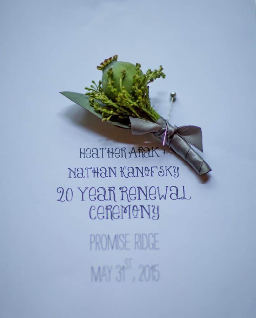 Heather + Nathan, Family Vow Renewal with Kissing on the Lips 8 ceremony Alisa Tongg Celebrant Family Vow Renewal at The Living Wall at Promise Ridge Jeremie Barlow Photography
