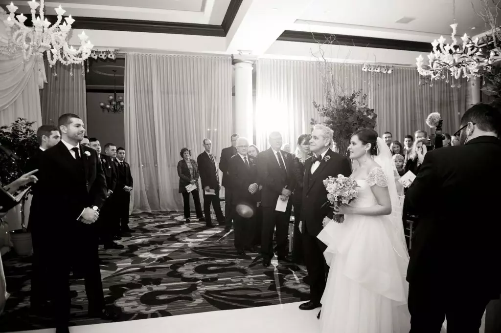 Carly + Branden, Family Ties 8 carly walks down the aisle with her father to branden vie ceremony alisa tongg celebrant heather fowler photography 1