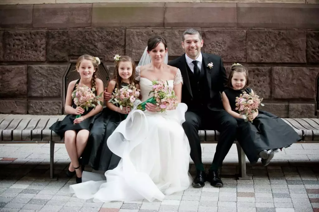 Carly + Branden, Family Ties 9 newlyweds with the neices alisa tongg celebrant heather fowler photography