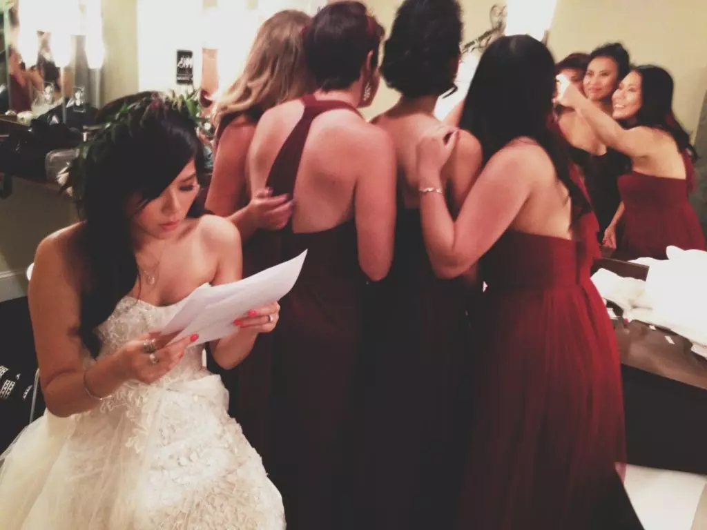 Vows, a primer 1 susan goes over her vows minutes before the aisle photograph by alisa tongg celebrant copy